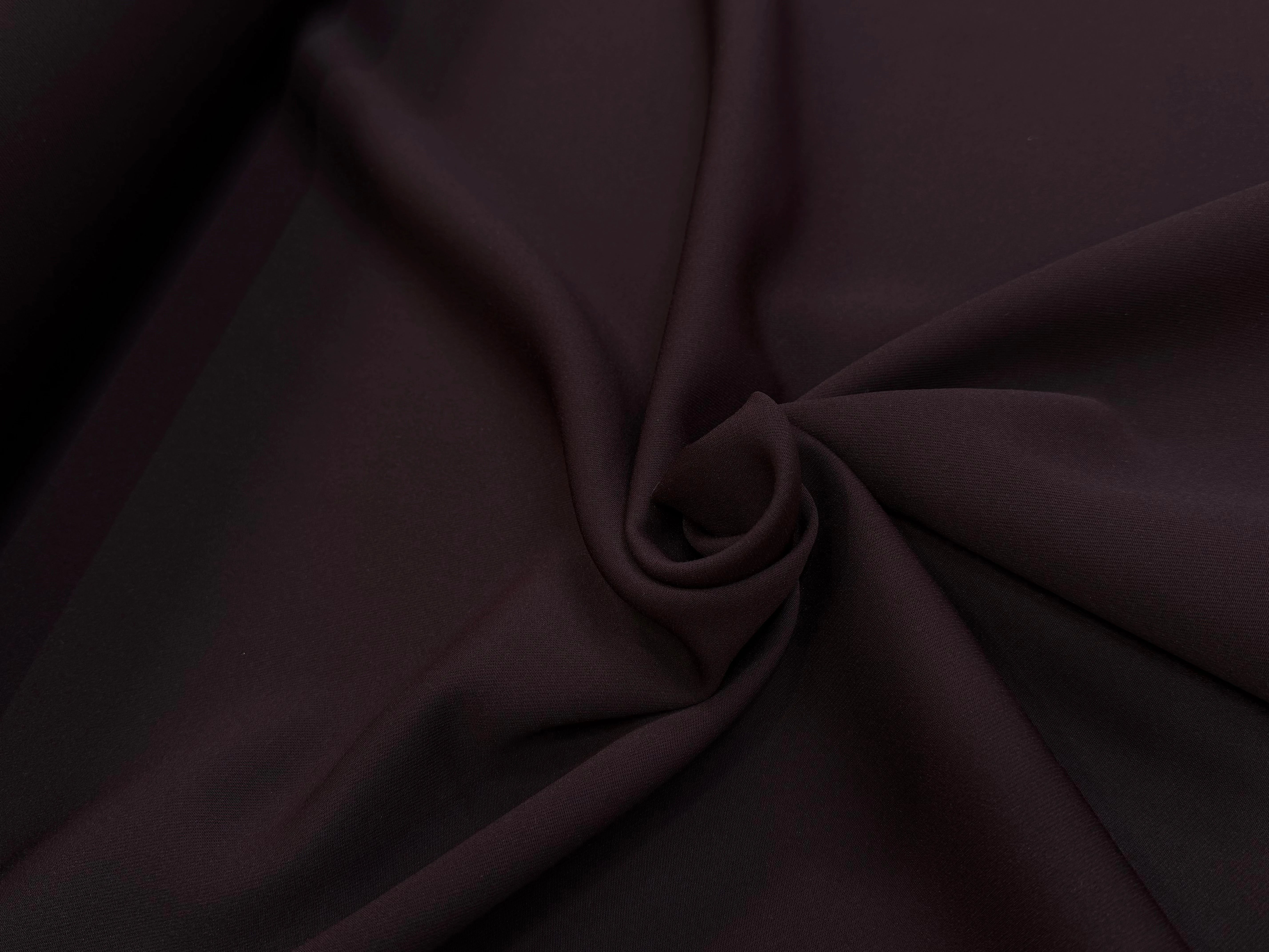 GABARDINE JAPON QUALITÉ COUTURE BEAU TOMBÉ CHOCO-BORDEAUX - My Little Coupon