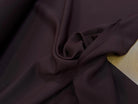 GABARDINE JAPON QUALITÉ COUTURE BEAU TOMBÉ CHOCO-BORDEAUX - My Little Coupon