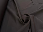 GABARDINE JAPON QUALITÉ COUTURE BEAU TOMBÉ MARRON FONCÉ - My Little Coupon