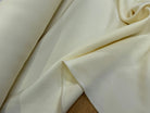 GABARDINE JAPON QUALITÉ COUTURE BEAU TOMBÉ VANILLE - My Little Coupon