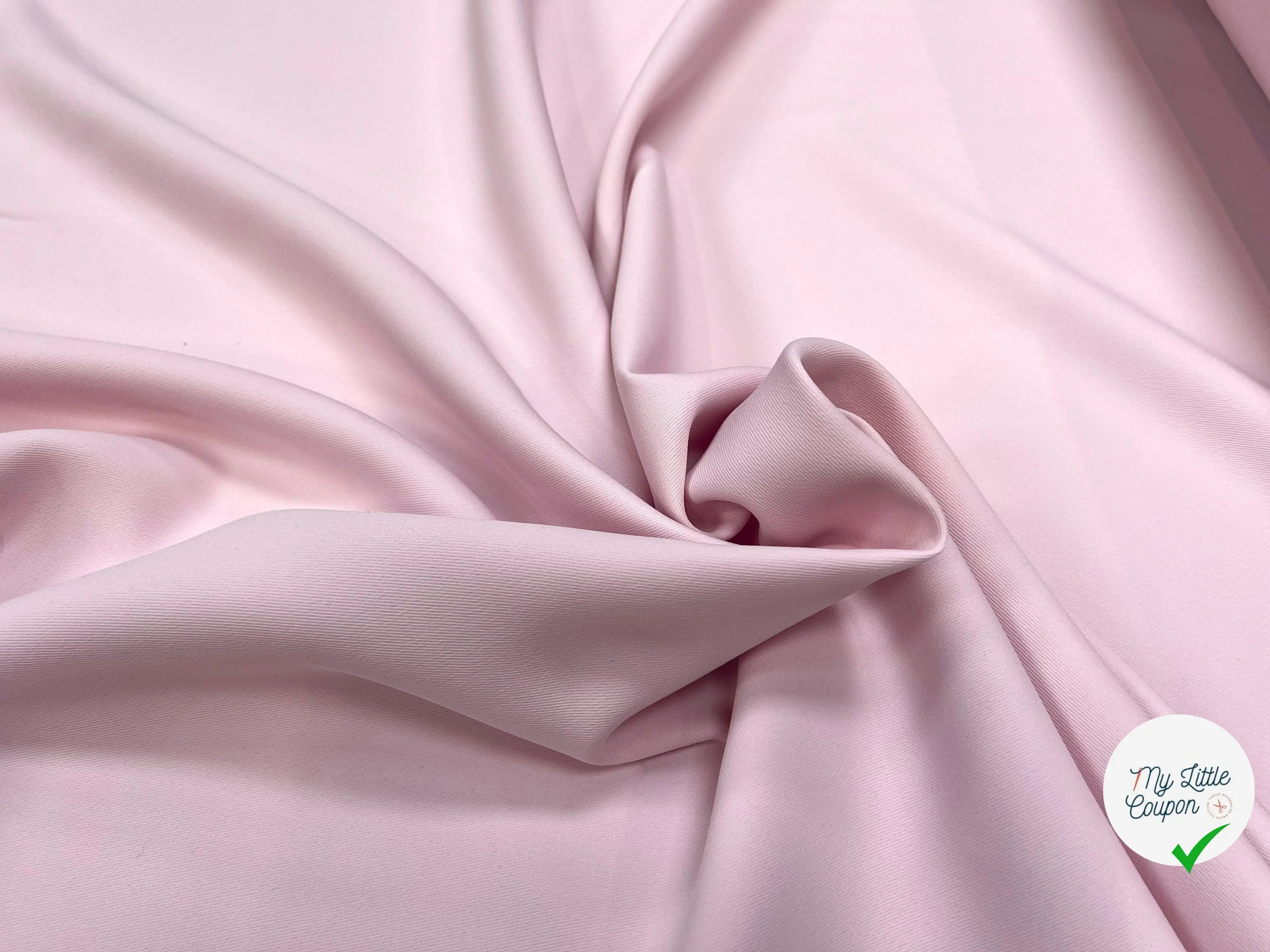GABARDINE JAPON ROSE PALE CHIC - My Little Coupon