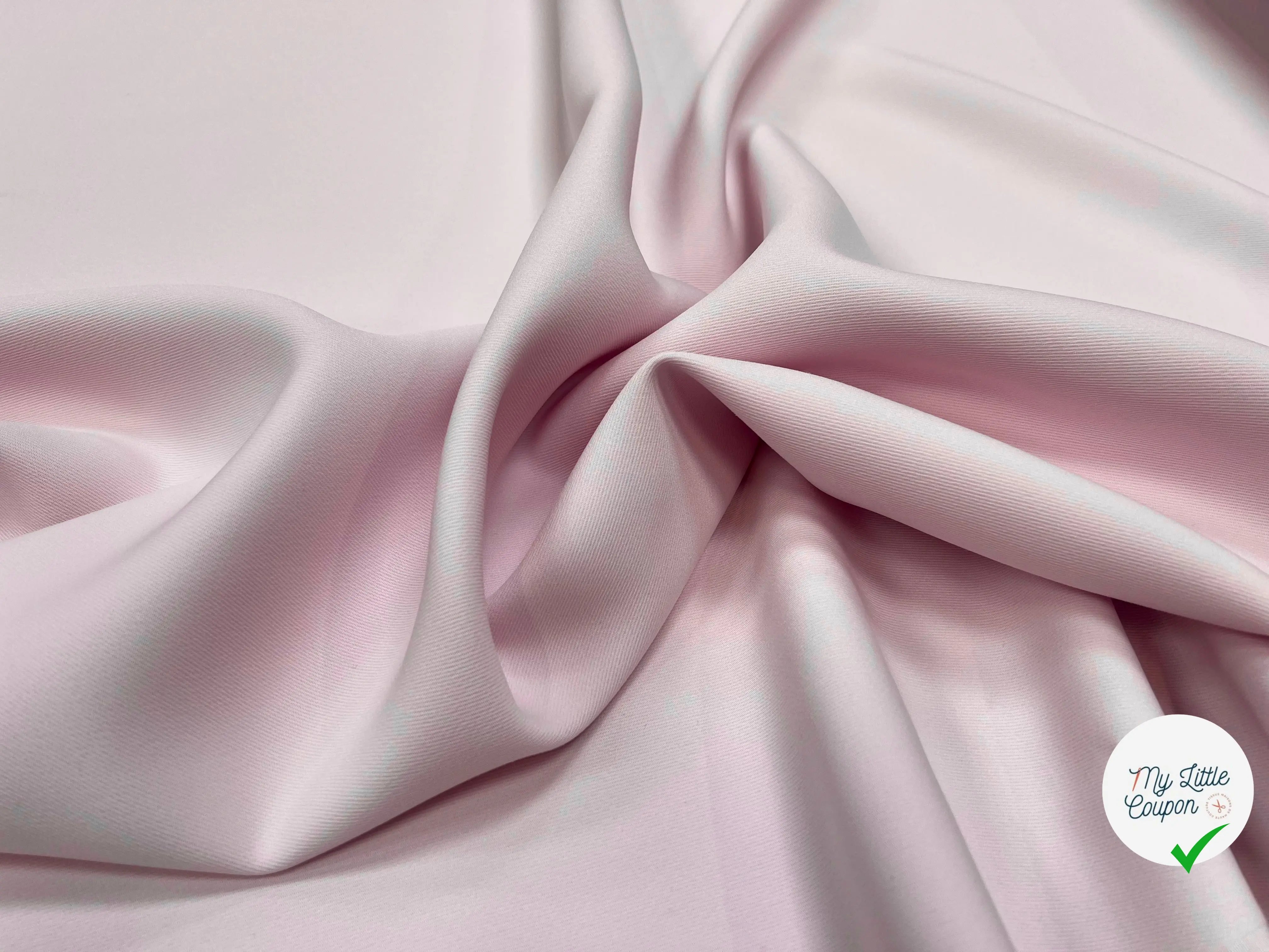 GABARDINE JAPON ROSE PALE CHIC - My Little Coupon