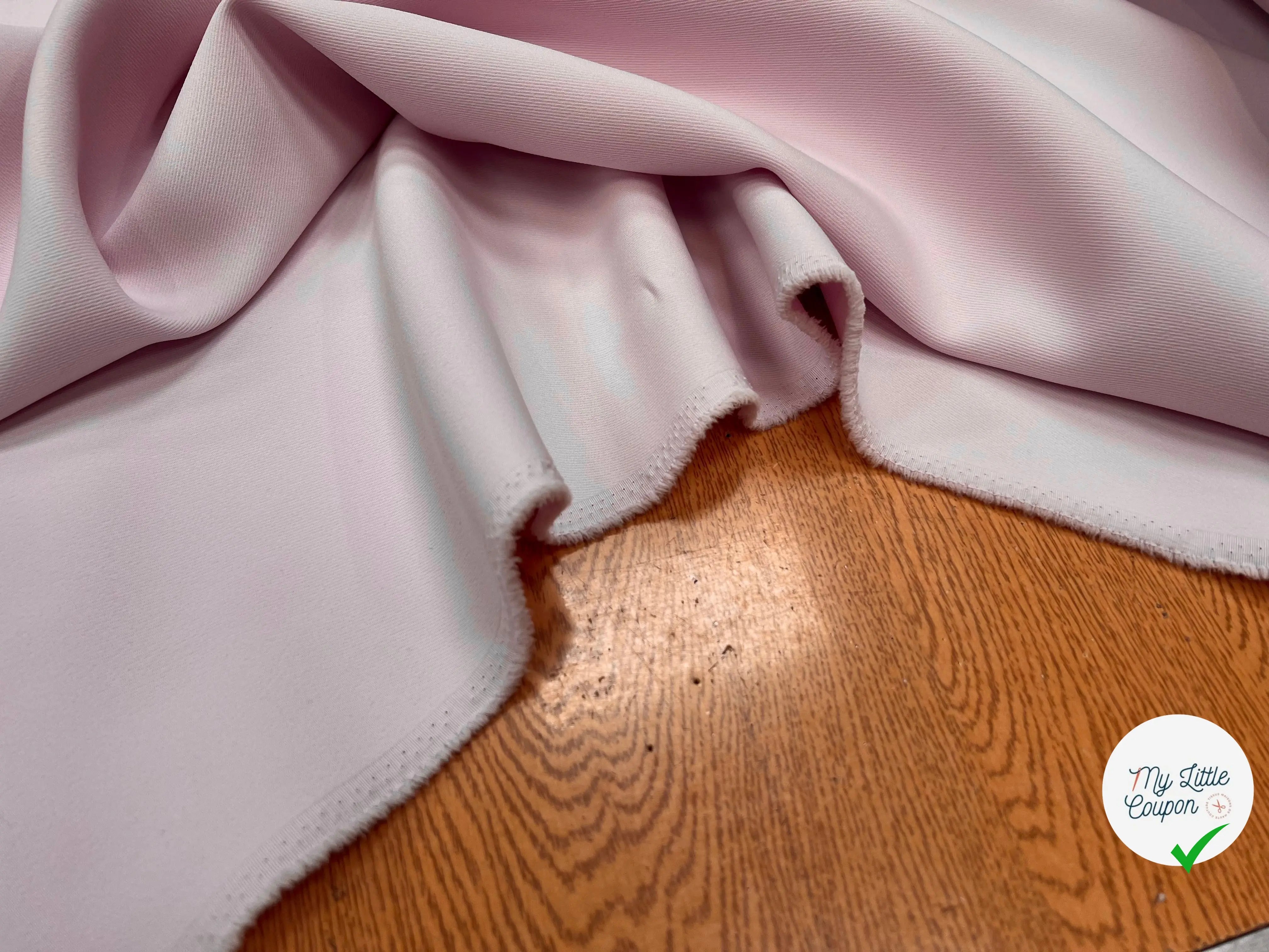 GABARDINE JAPON ROSE PALE CHIC - My Little Coupon
