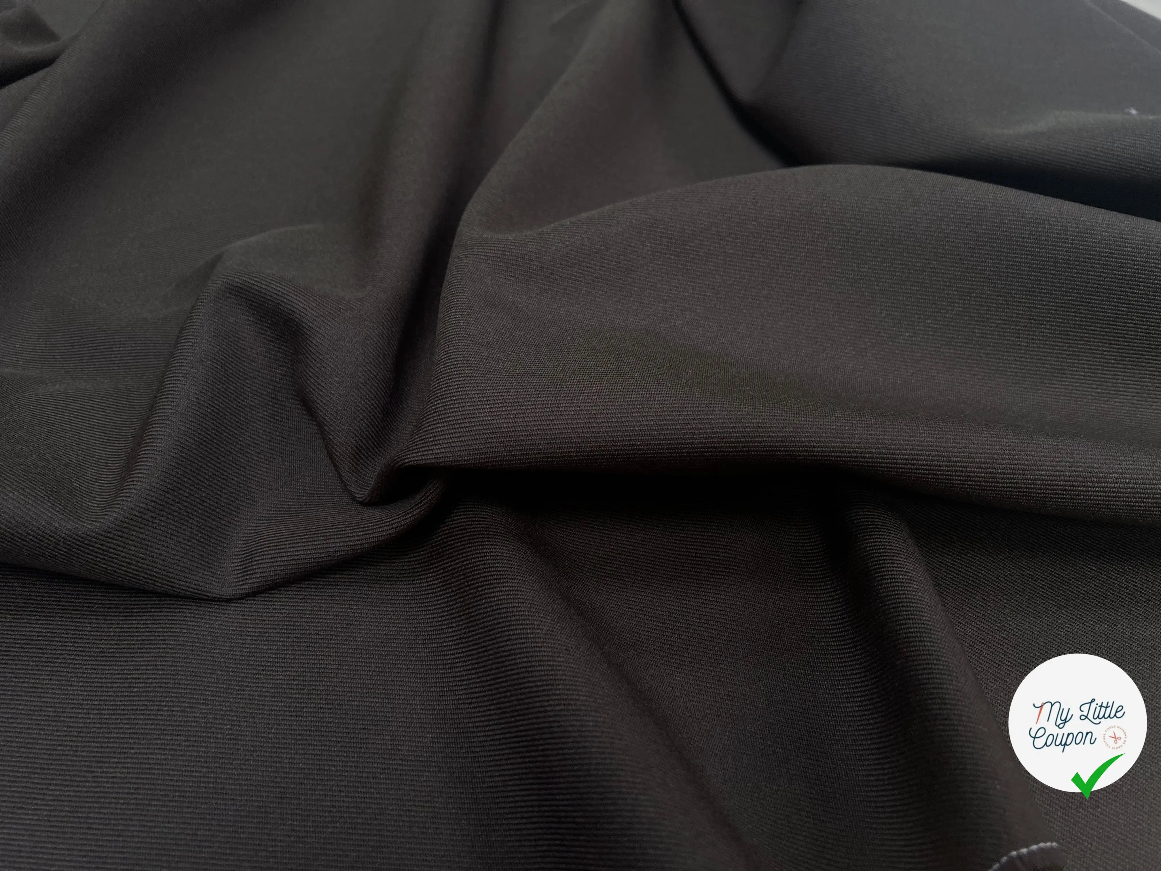 GABARDINE LAINE MÉLANGÉE KHAKI 56% LAINE VIERGE - My Little Coupon