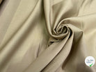 GABARDINE LOURDE BELLE TENUE BEIGE FONCÉ 100% COTON 150CM - My Little Coupon
