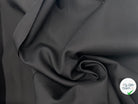 GABARDINE LOURDE PEIGNÉE NOIRE BELLE QUALITÉ - coupon de tissu de 3 mètres - My Little Coupon - tissu - coudre
