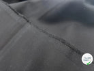 GABARDINE LOURDE PEIGNÉE NOIRE BELLE QUALITÉ - coupon de tissu de 3 mètres - My Little Coupon - tissu - coudre