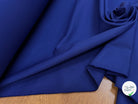 GABARDINE LOURDE SERGÉE POLYCOTON BLEU ROYAL - My Little Coupon