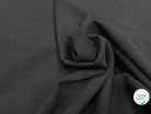 GABARDINE LOURDE STRETCH 43% LAINE VIERGE NOIR 130CM - My Little Coupon