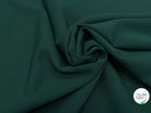 GABARDINE LOURDE STRETCH 43% LAINE VIERGE VERT FORÊT 130CM - My Little Coupon
