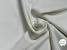 GABARDINE LOURDE STRIÉE BLANC CASSÉ - My Little Coupon