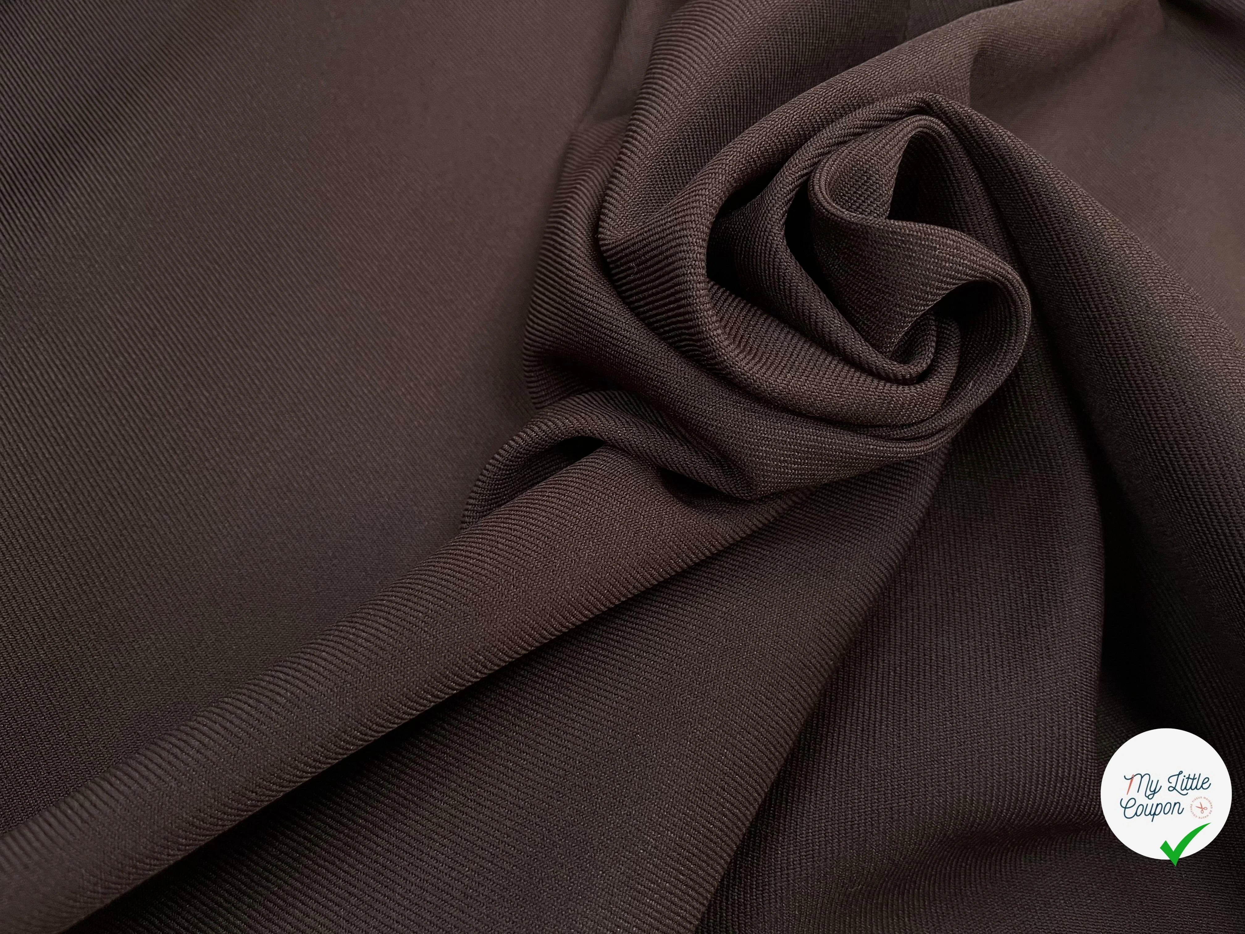 GABARDINE LOURDE STRIÉE CHOCOLAT 1983 JAPAN - My Little Coupon