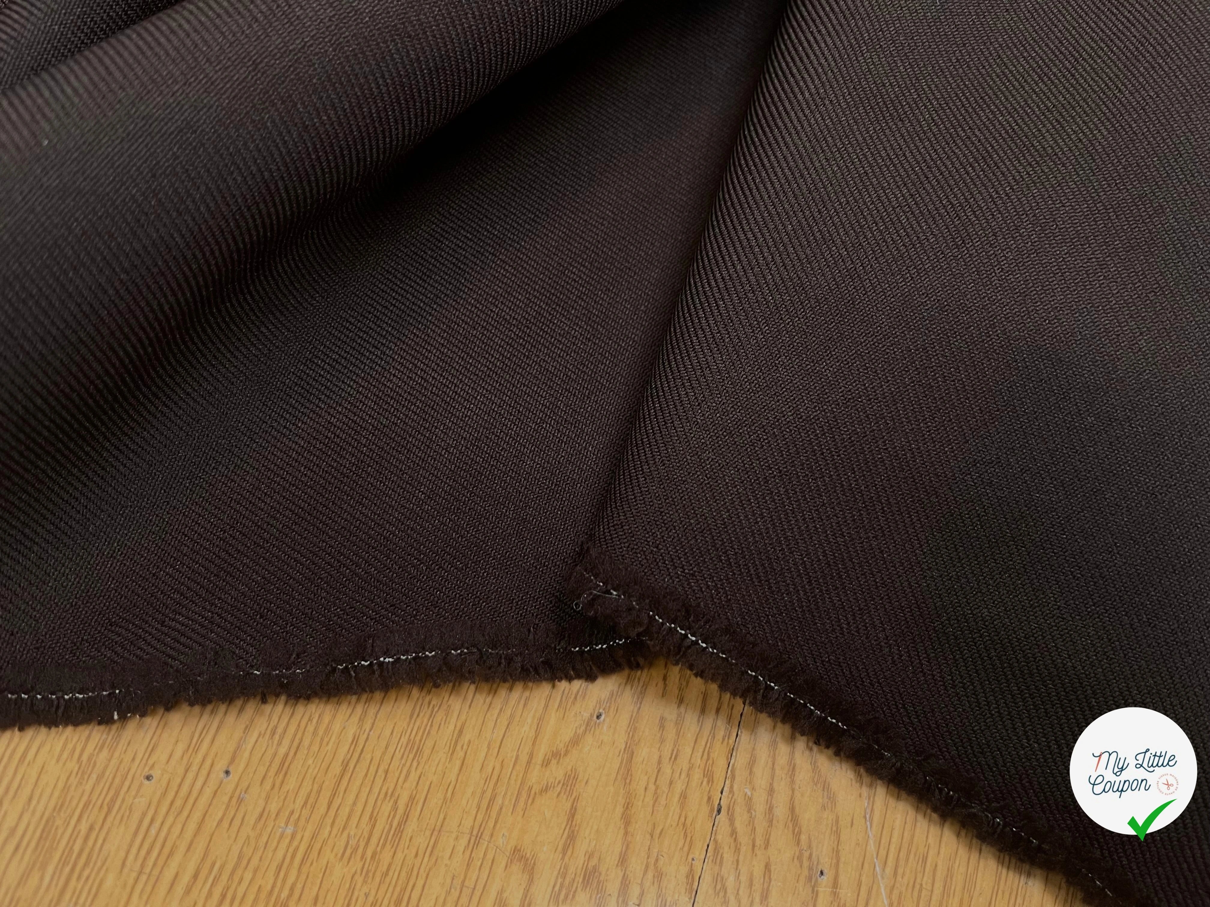 GABARDINE LOURDE STRIÉE CHOCOLAT JAPAN - My Little Coupon