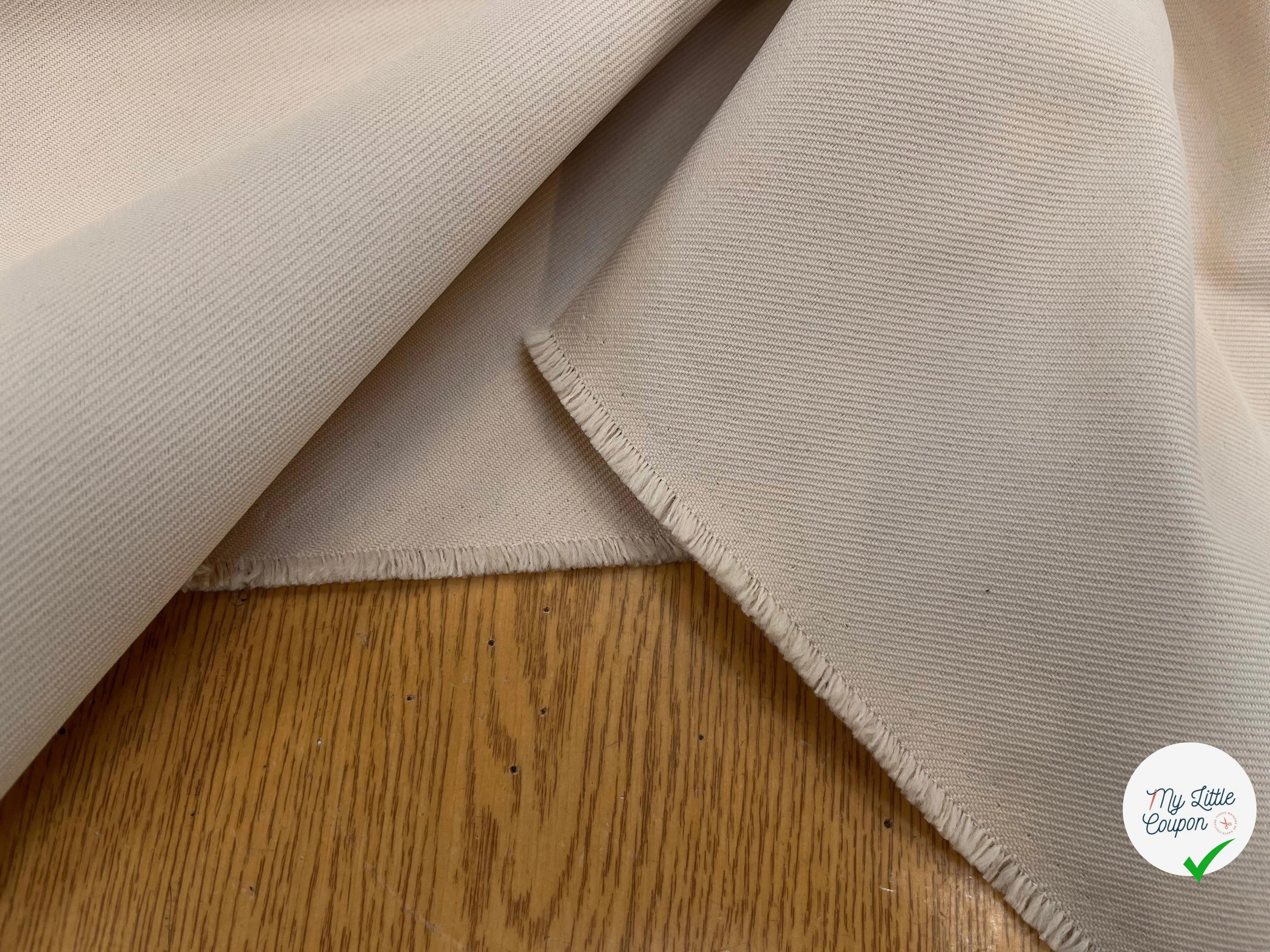 GABARDINE LOURDE STRIÉE LIGHT SAND JAPAN - My Little Coupon