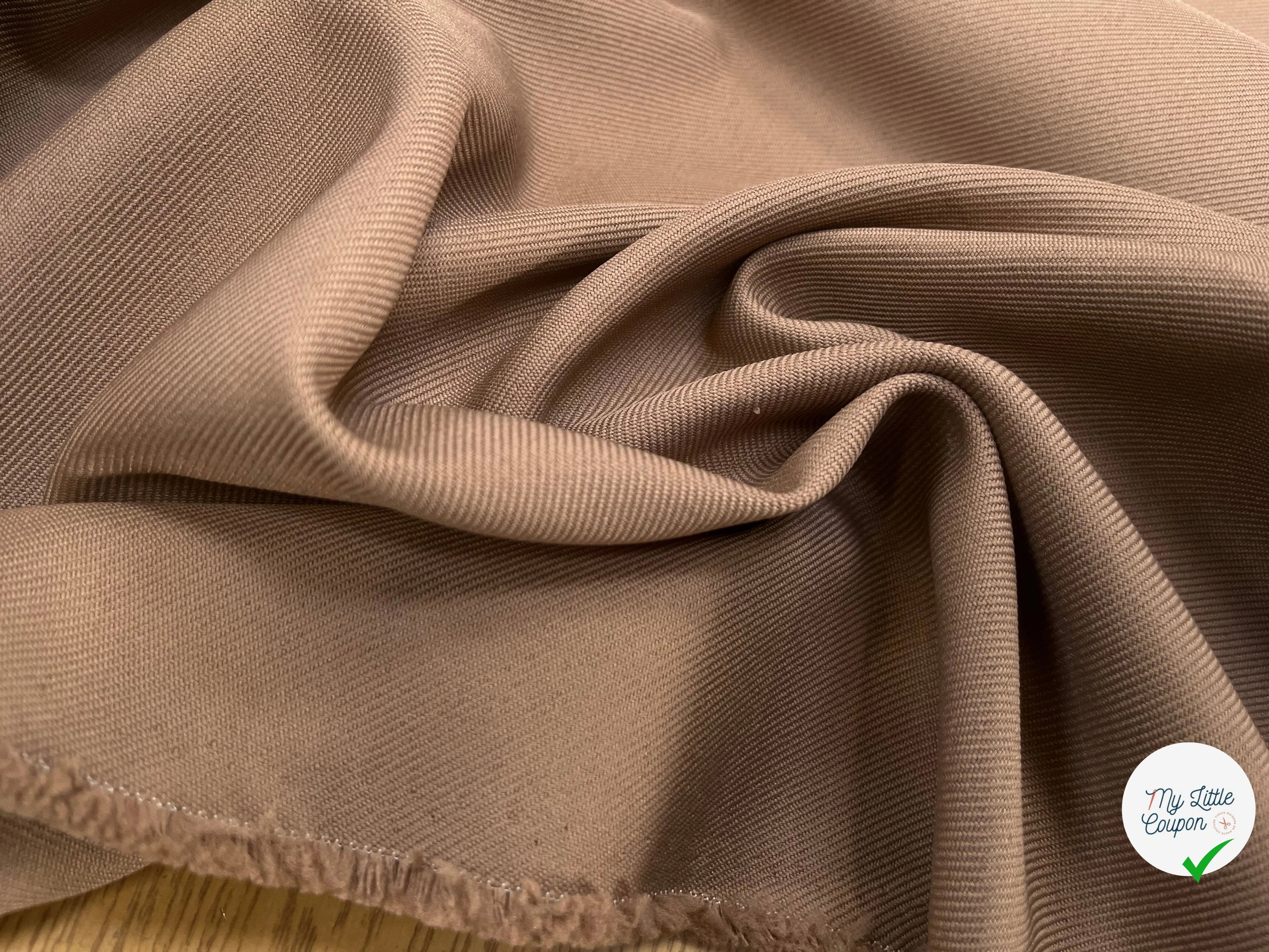 GABARDINE LOURDE STRIÉE TAUPE 1075 JAPAN - My Little Coupon