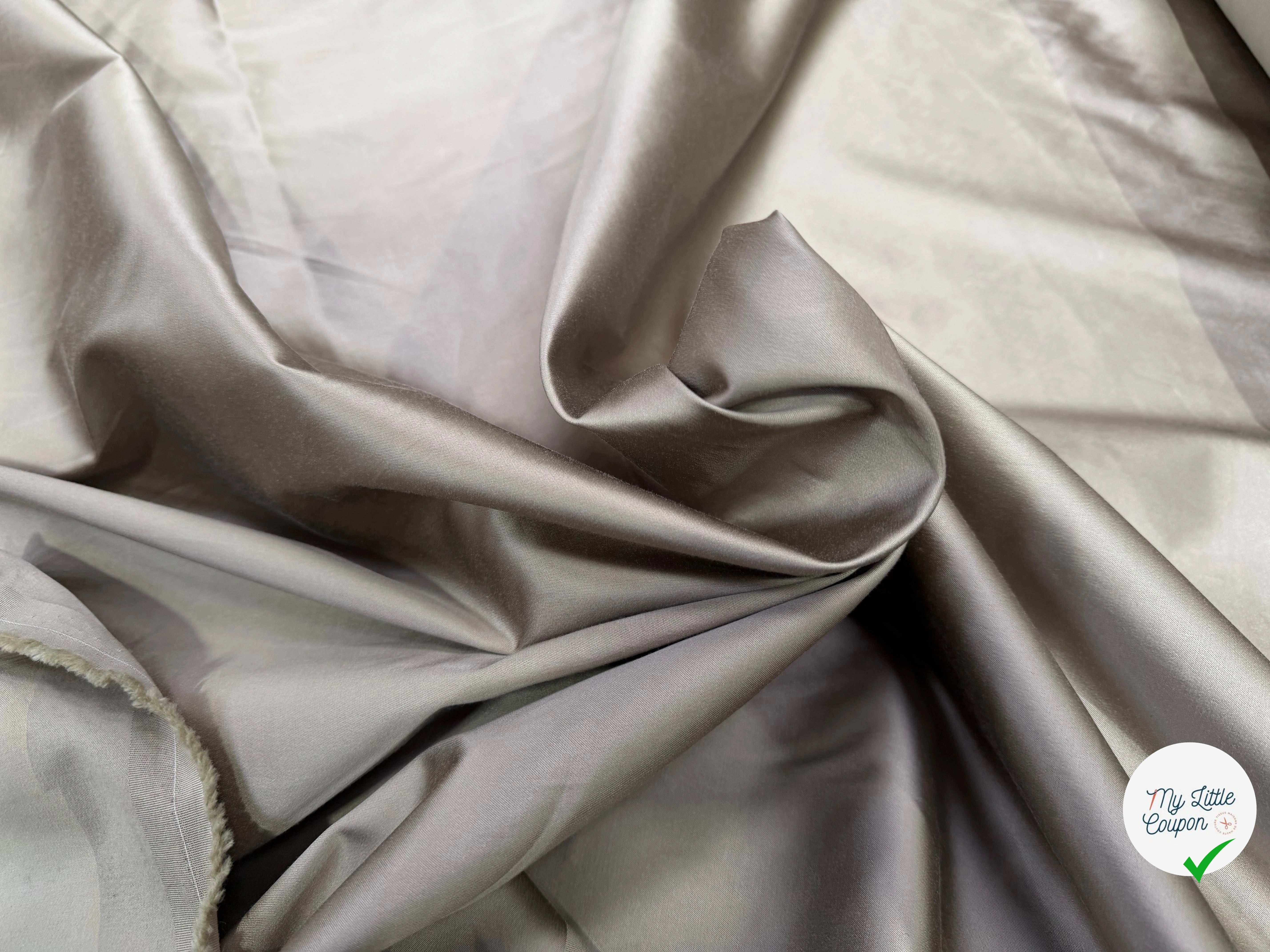 GABARDINE PEAU DE PECHE BEIGE REVERSIBLE - My Little Coupon