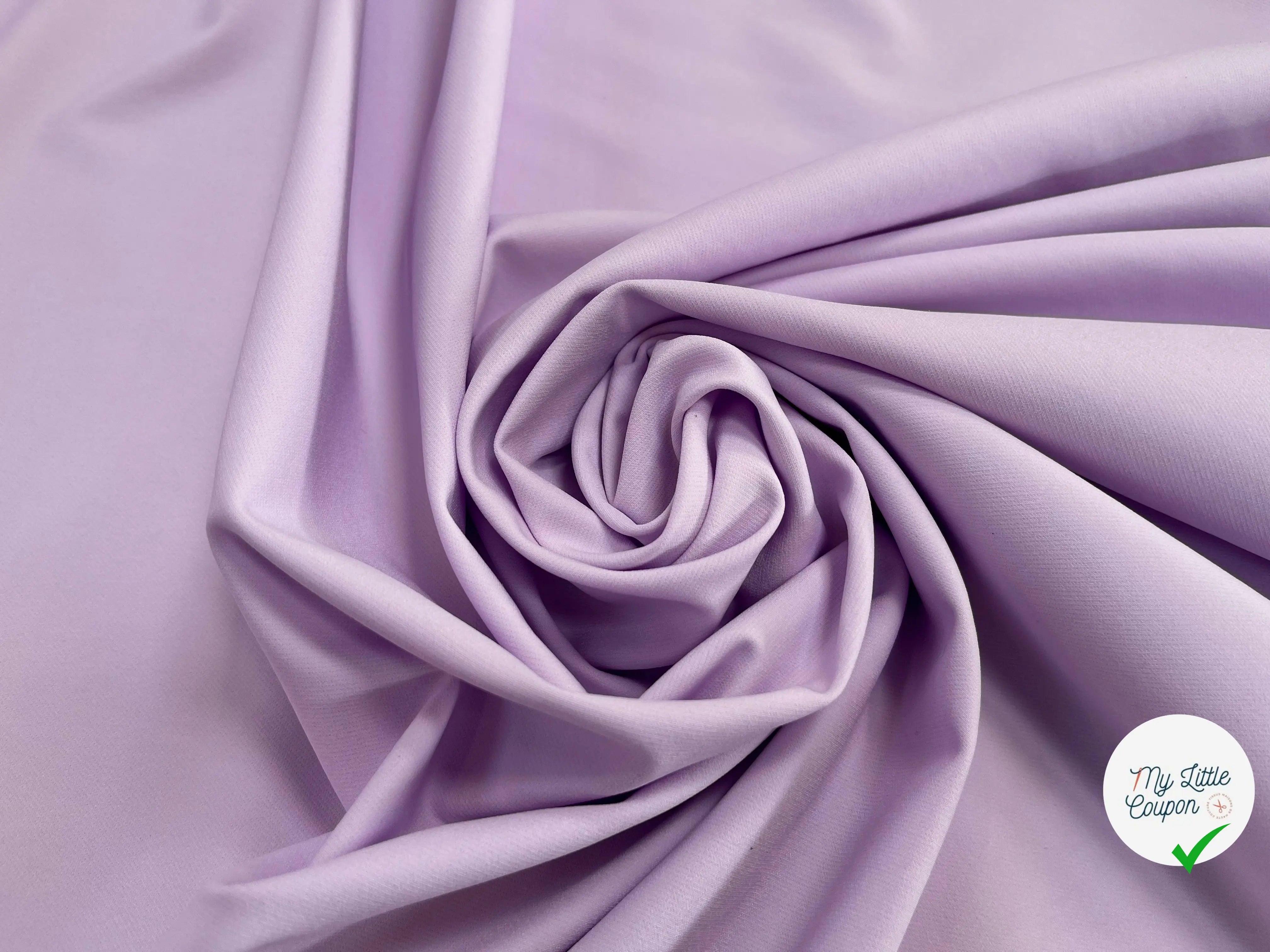 GABARDINE POLYAMIDE ULTRA STRETCH PINK CLAIR - My Little Coupon