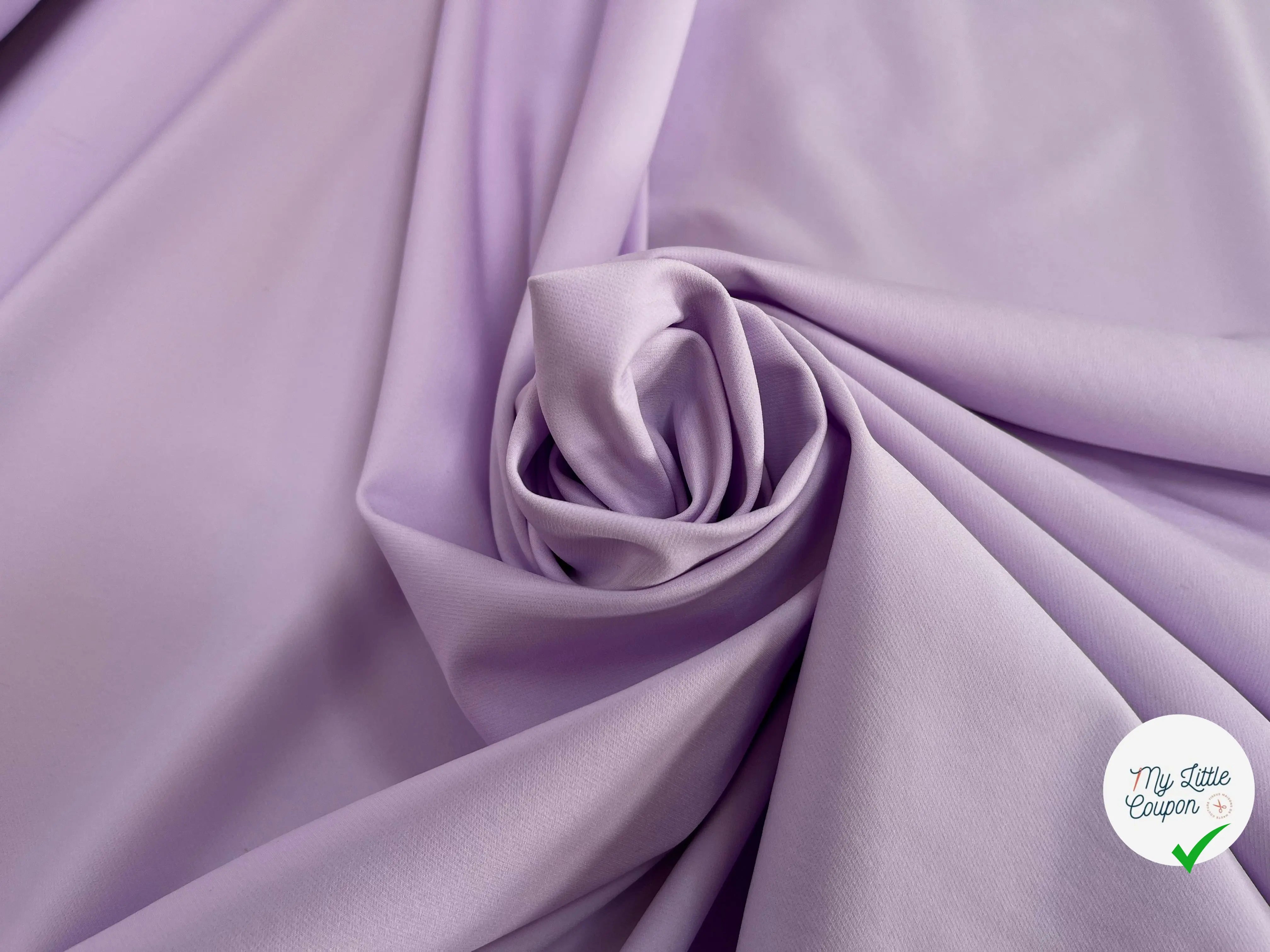 GABARDINE POLYAMIDE ULTRA STRETCH PINK CLAIR - My Little Coupon