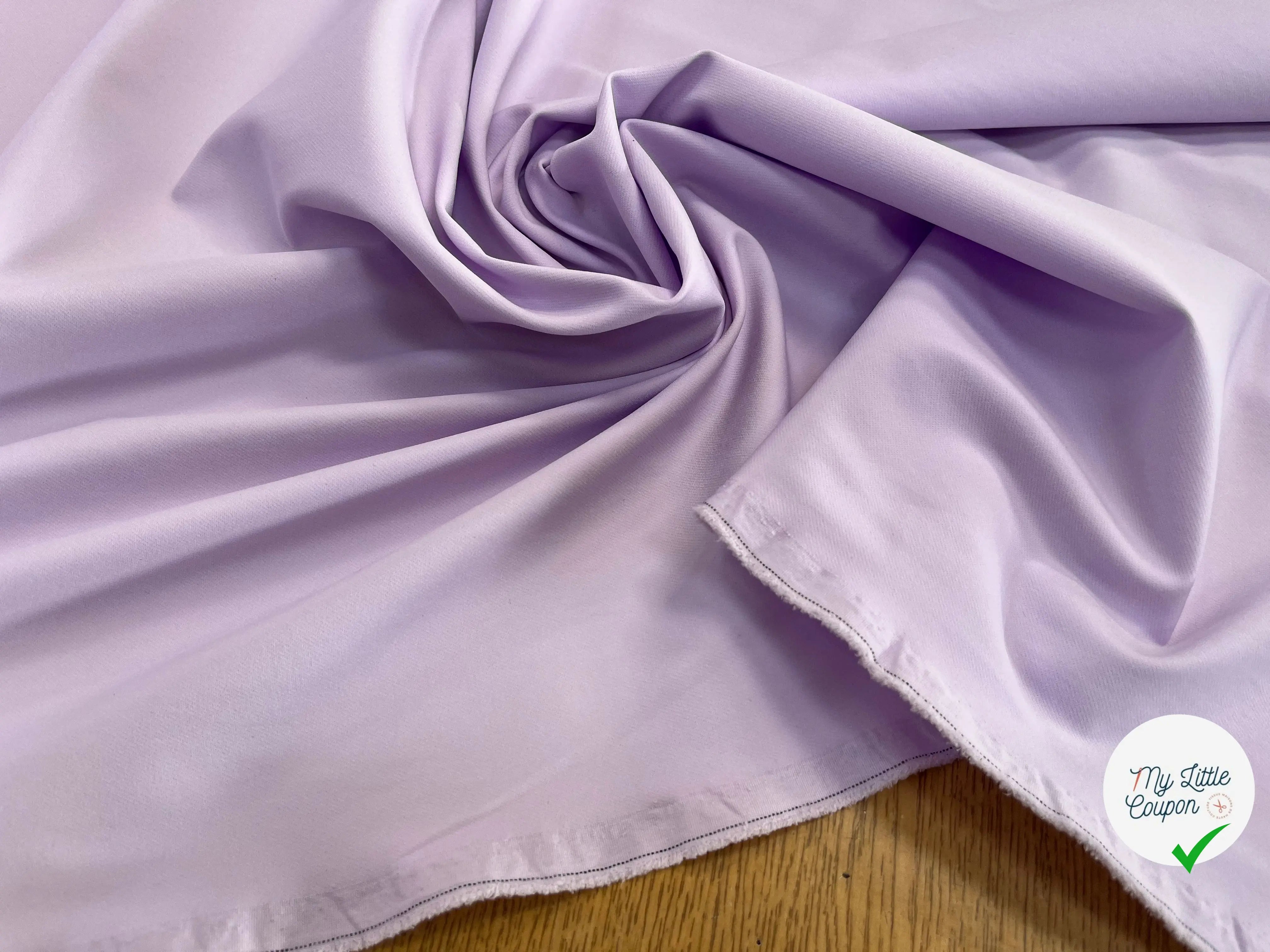 GABARDINE POLYAMIDE ULTRA STRETCH PINK CLAIR - My Little Coupon