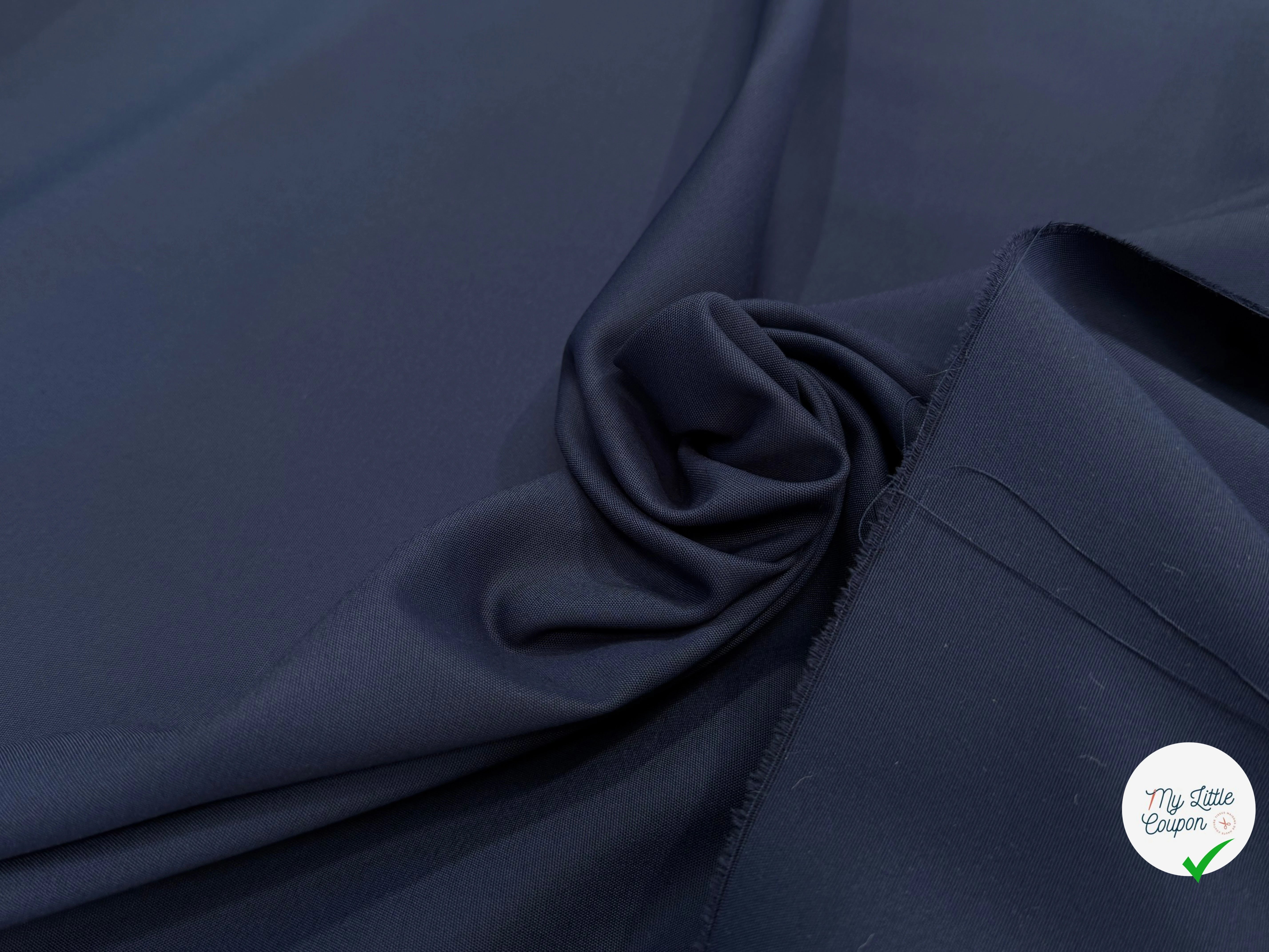 GABARDINE POLYCOTON ULTRA STRETCH BELU MARRINE QUALITÉ COUTURE - My Little Coupon