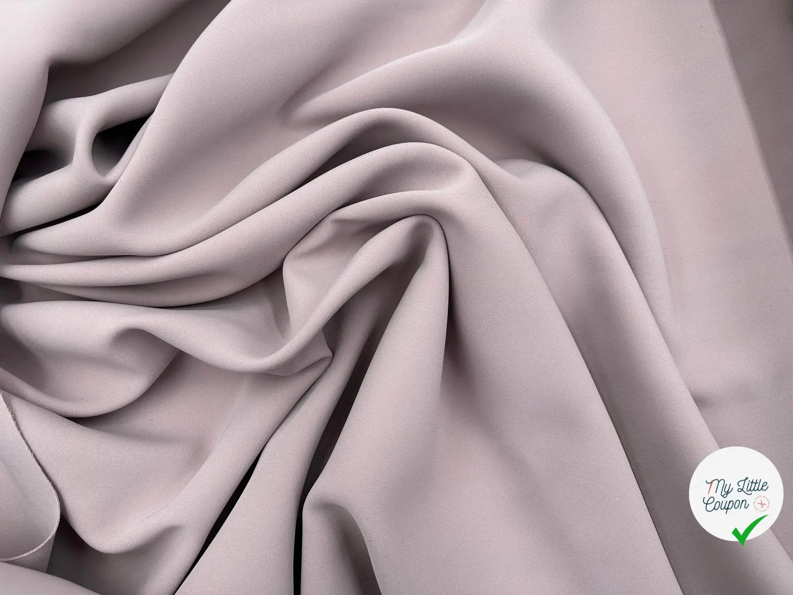 GABARDINE POLYESTER DOUBLE ÉTOFFES BEIGE MSO