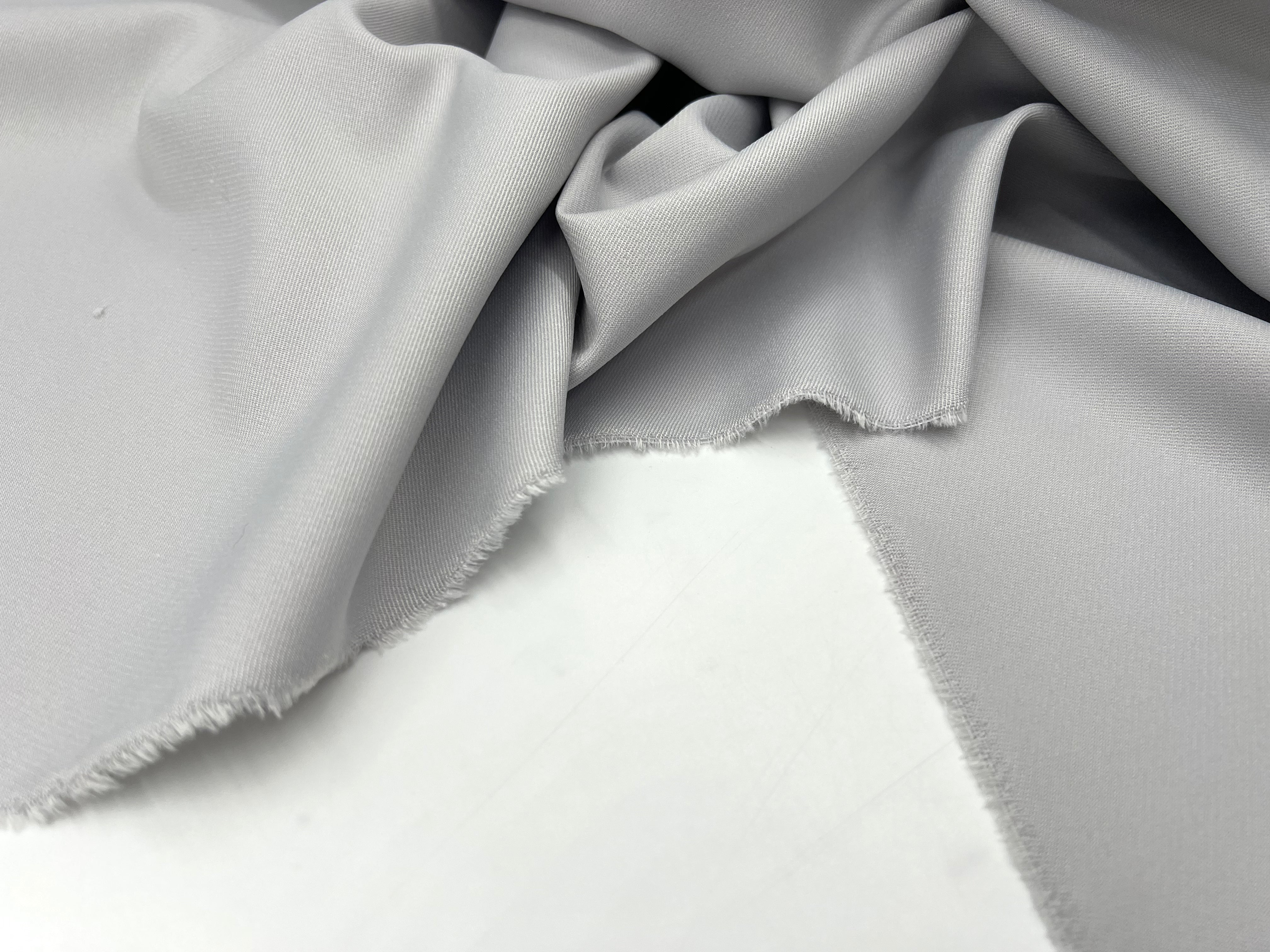 GABARDINE POLYESTER GRIS CLAIR MSO