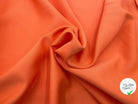 GABARDINE POLYESTER JAPON FINEMENT SERGÉE ET ORANGÉE - My Little Coupon - tissu - coudre