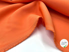 GABARDINE POLYESTER JAPON FINEMENT SERGÉE ET ORANGÉE - My Little Coupon - tissu - coudre