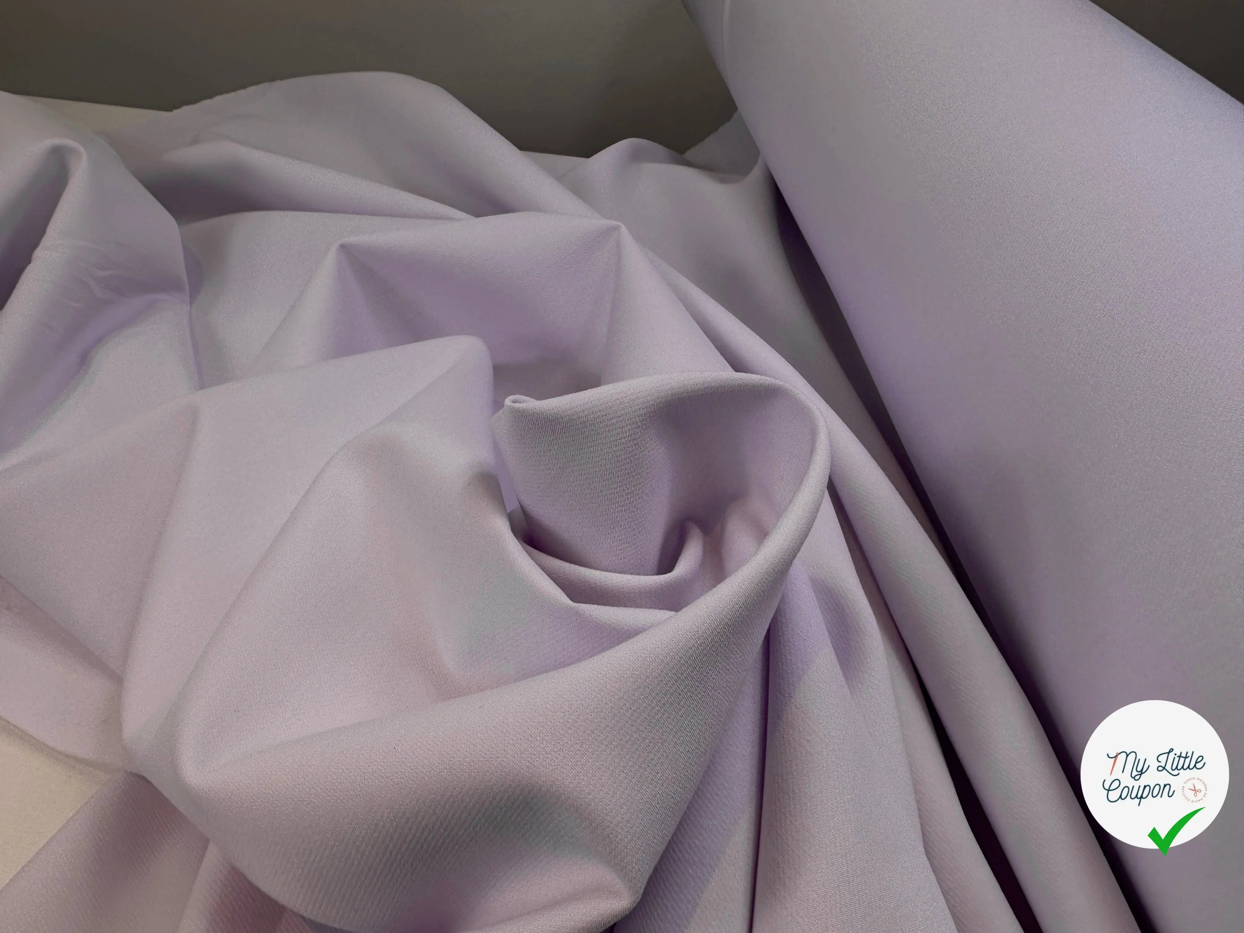 GABARDINE POLYESTER LILAS CLAIR MSO