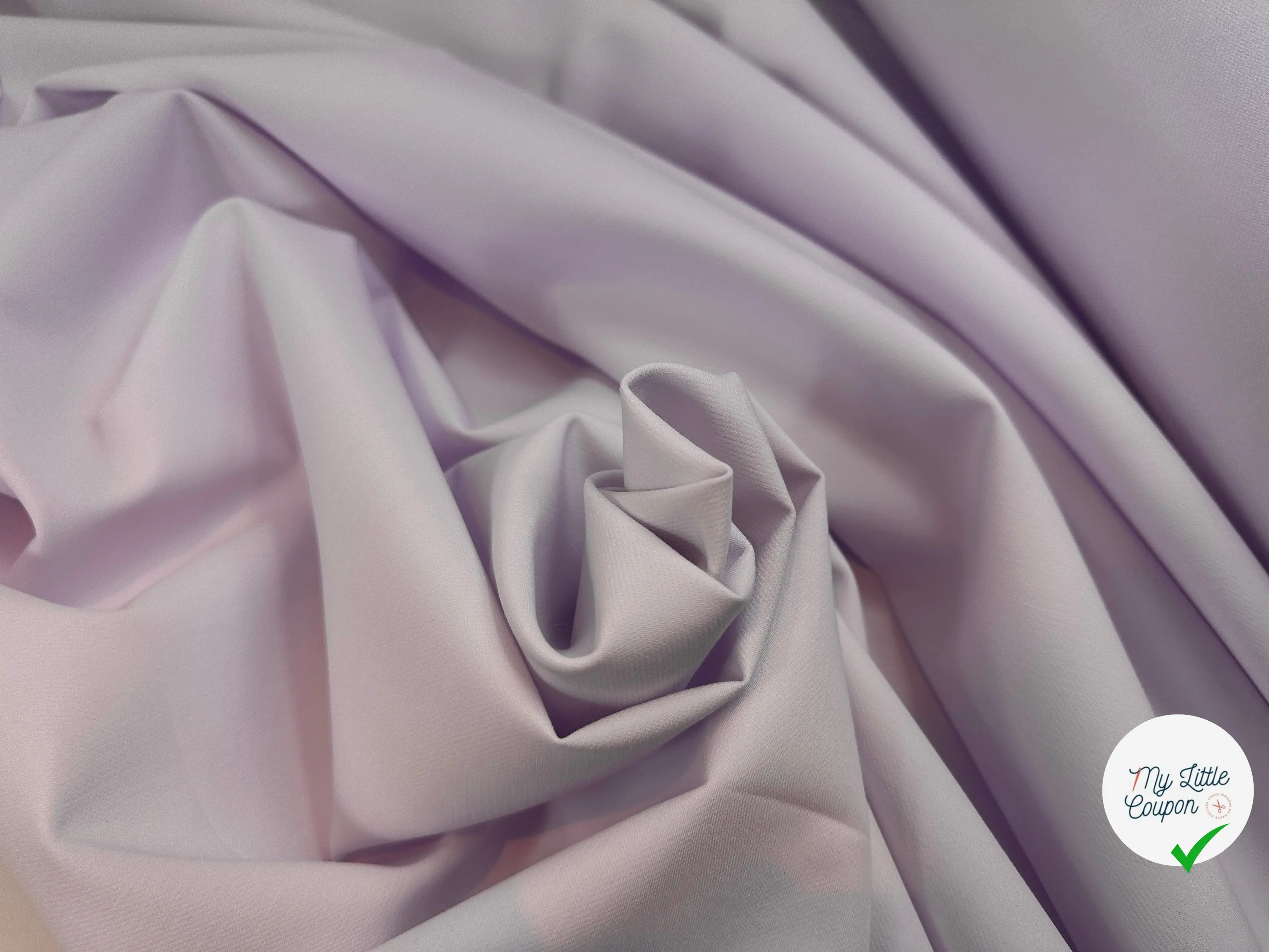 GABARDINE POLYESTER LILAS CLAIR MSO