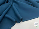 GABARDINE POLYESTER QUALITÉ JAPON BLEU PÉTROLE - My Little Coupon - tissu - coudre