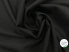 GABARDINE POLYLAINE RIGIDE BLACK - My Little Coupon - tissu - coudre