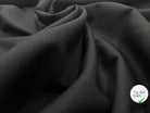 GABARDINE POLYLAINE RIGIDE BLACK - My Little Coupon - tissu - coudre