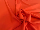 GABARDINE PRESTIGE ITALIEN ORANGE STRETCH - My Little Coupon