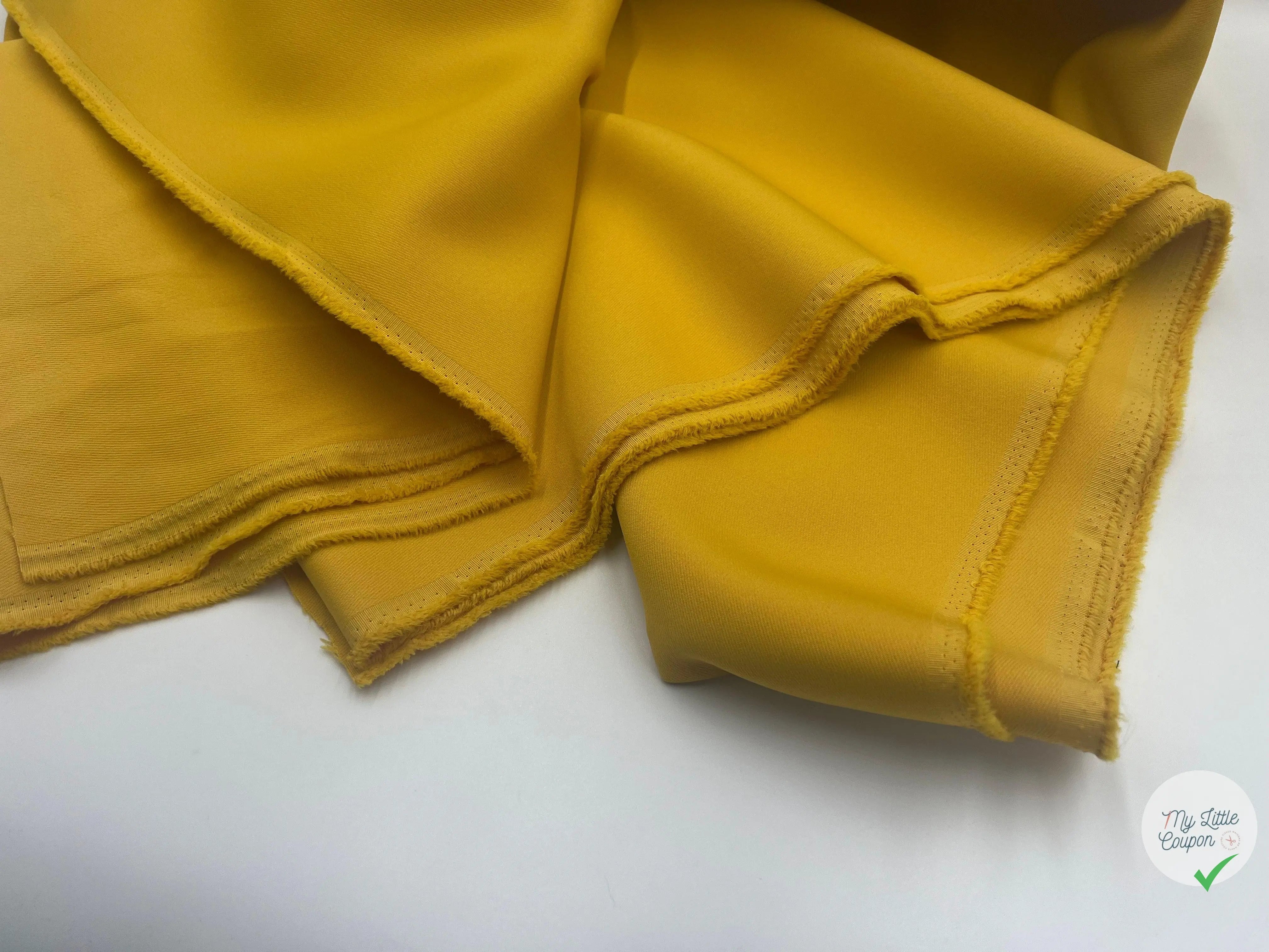 GABARDINE PRESTIGE JAPON JAUNE - My Little Coupon - tissu - coudre