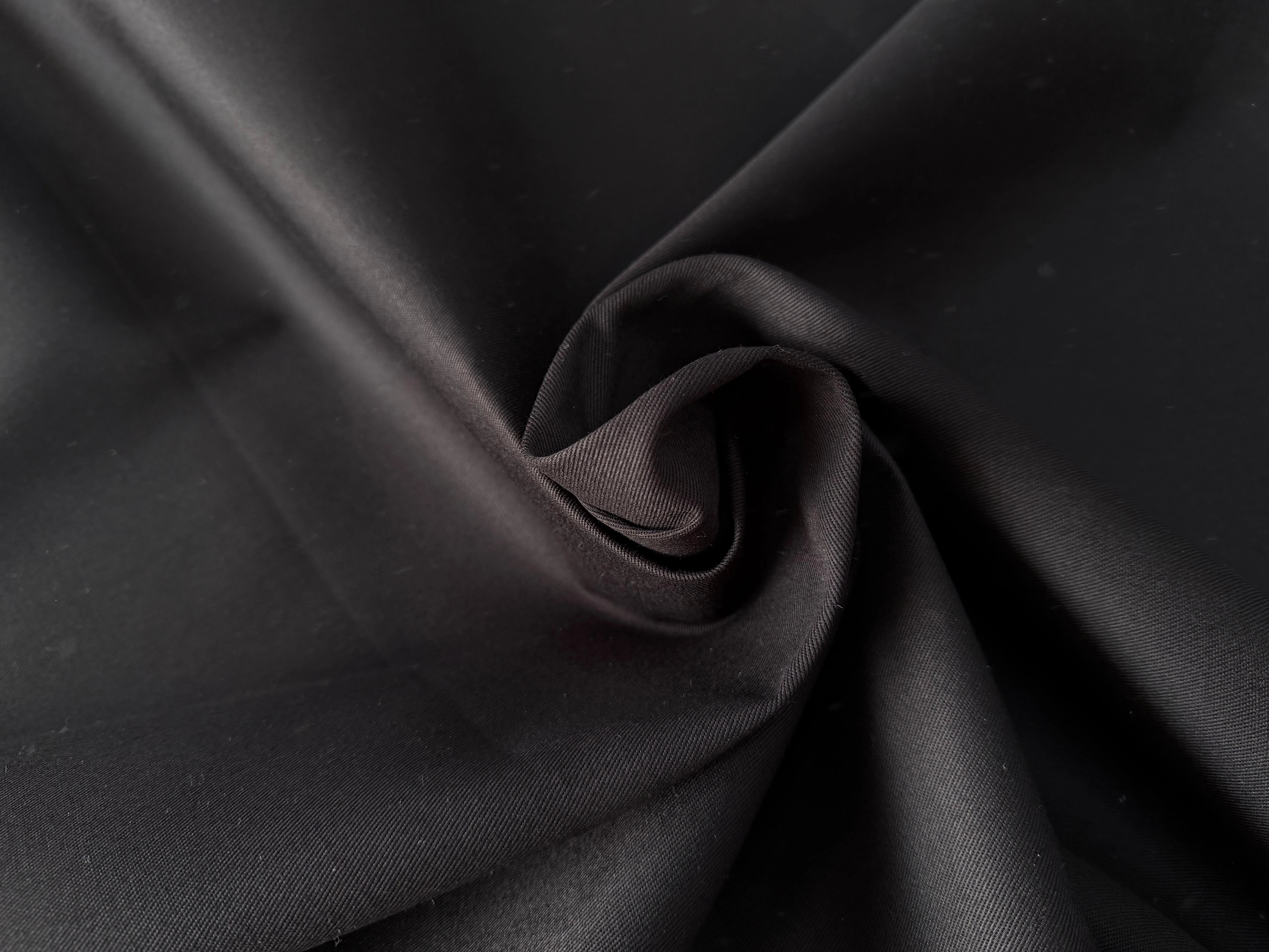 GABARDINE SERGÉE 100% COTON NOIR 803 150 CM - My Little Coupon