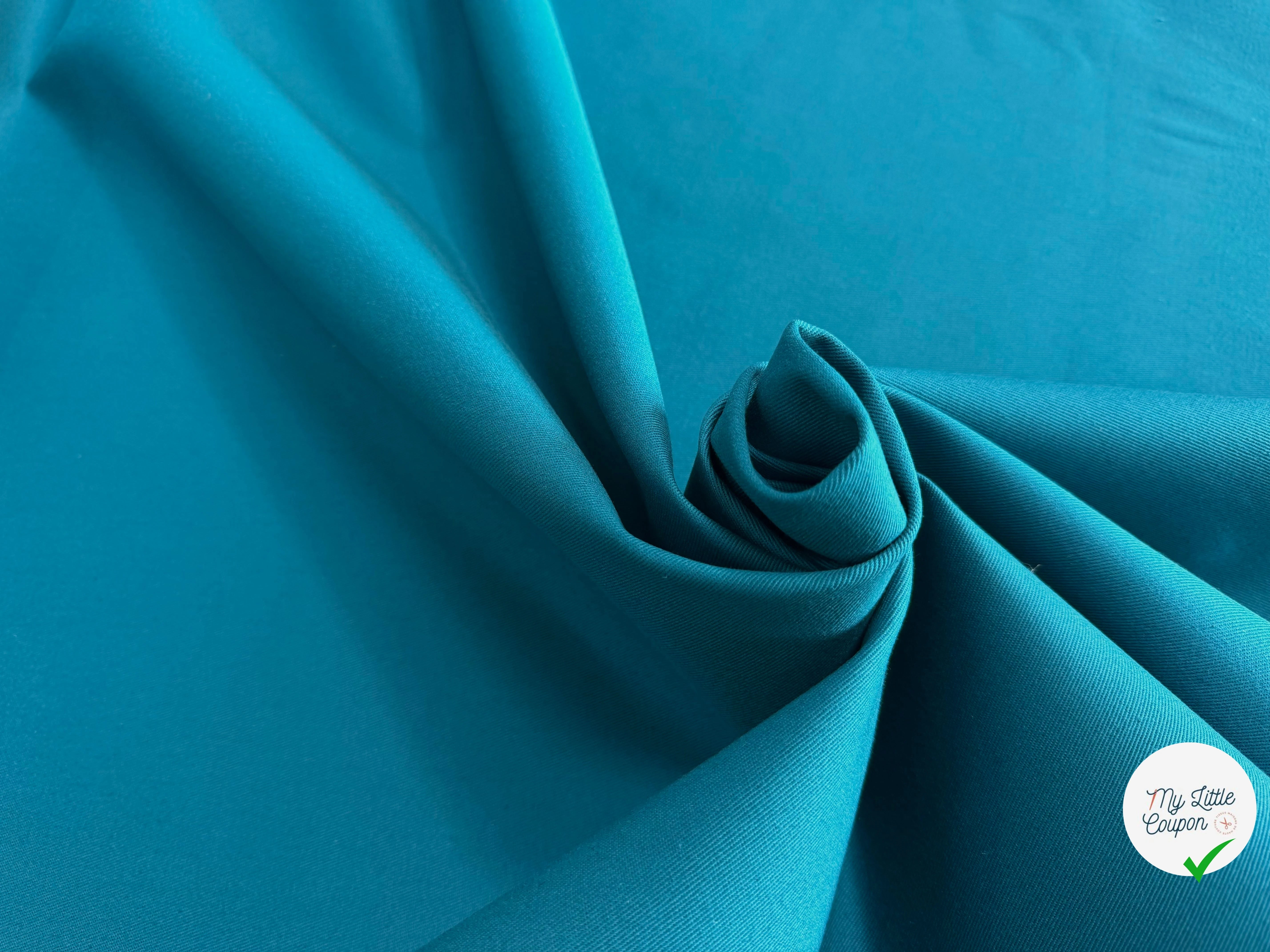 GABARDINE SERGÉE 100% COTON PAON 853 150 CM - My Little Coupon