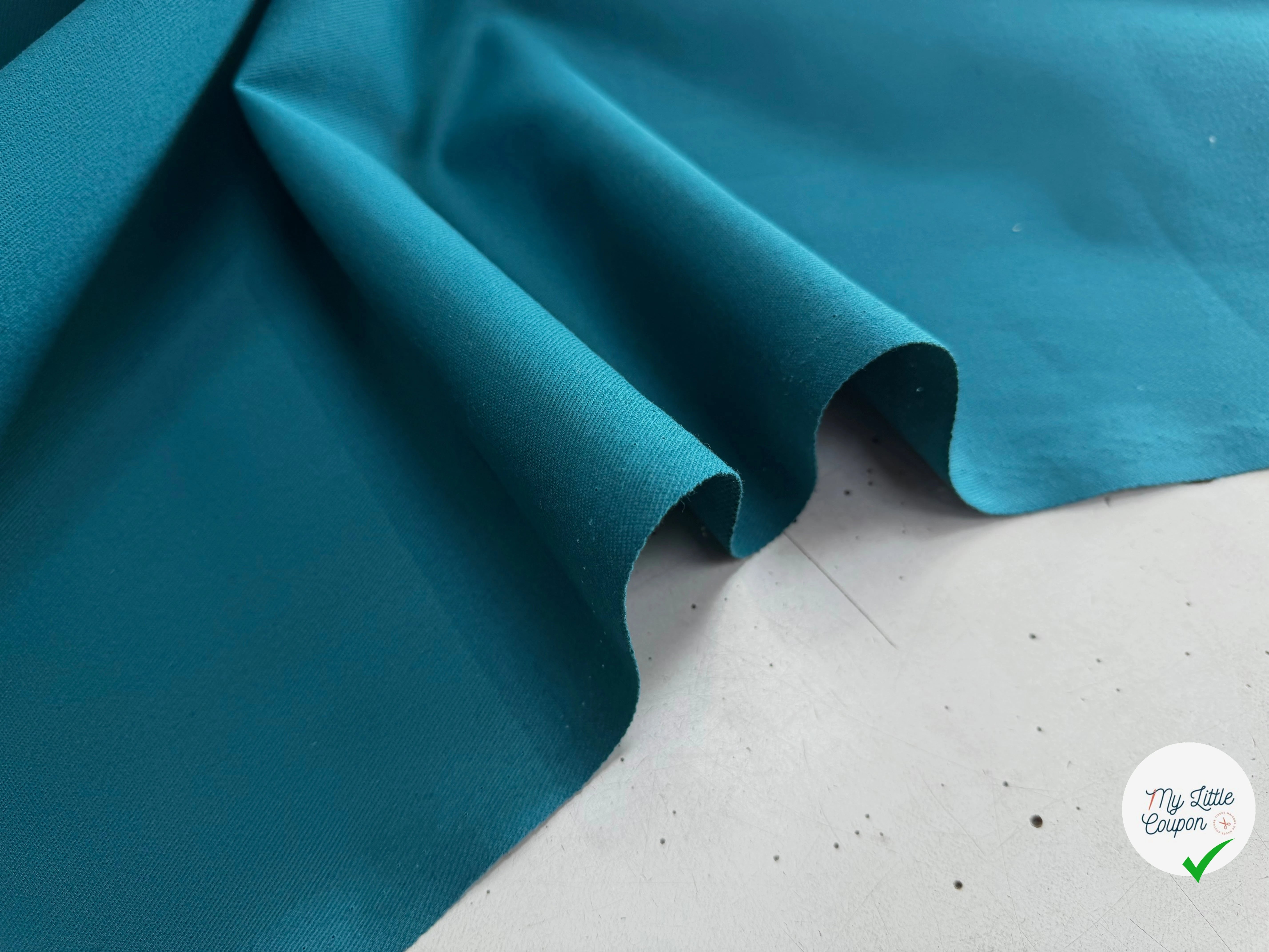 GABARDINE SERGÉE 100% COTON PAON 853 150 CM - My Little Coupon