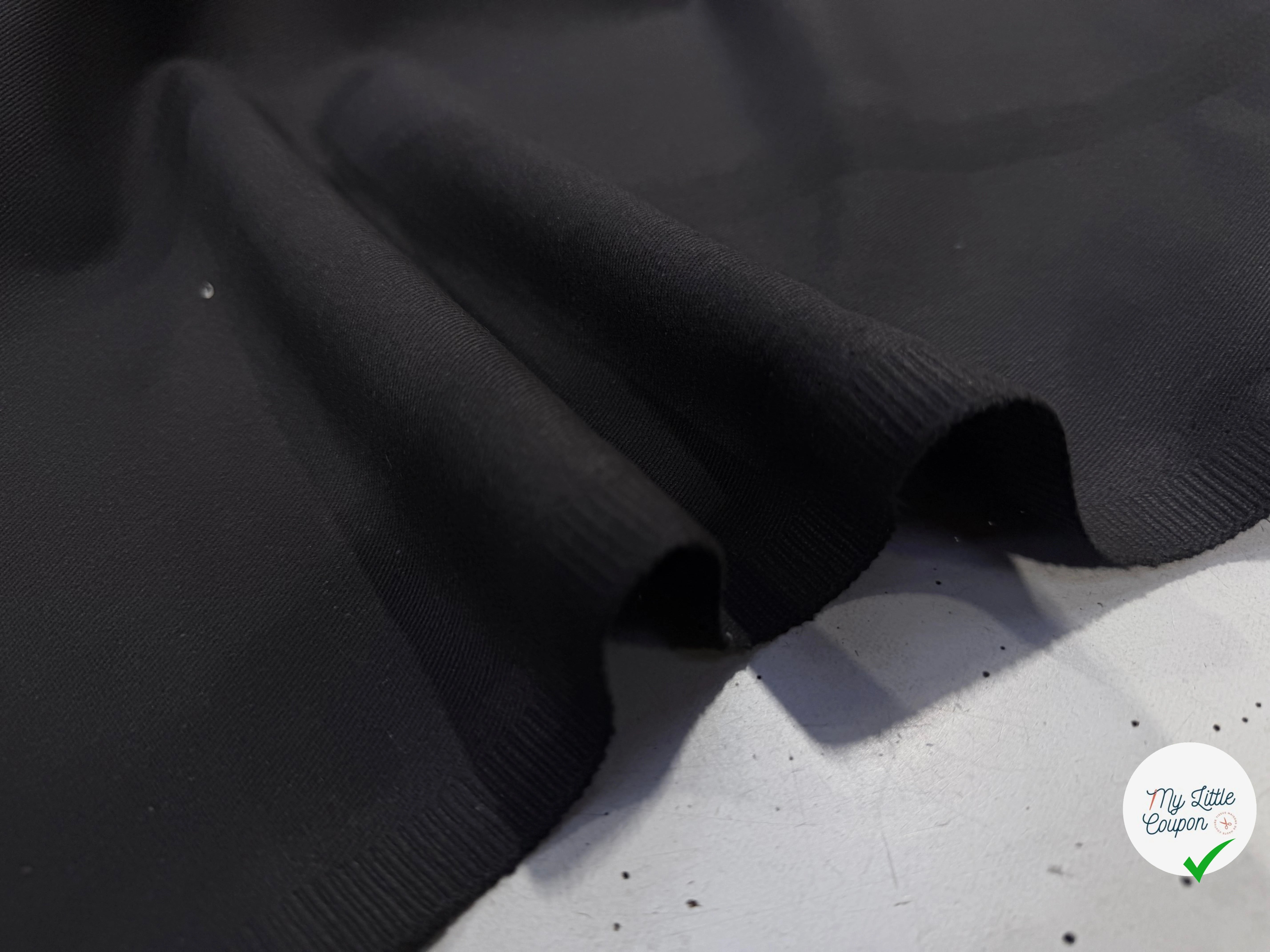 GABARDINE SERGÉE CARBONE 861 1ERE PROD 150 CM - My Little Coupon