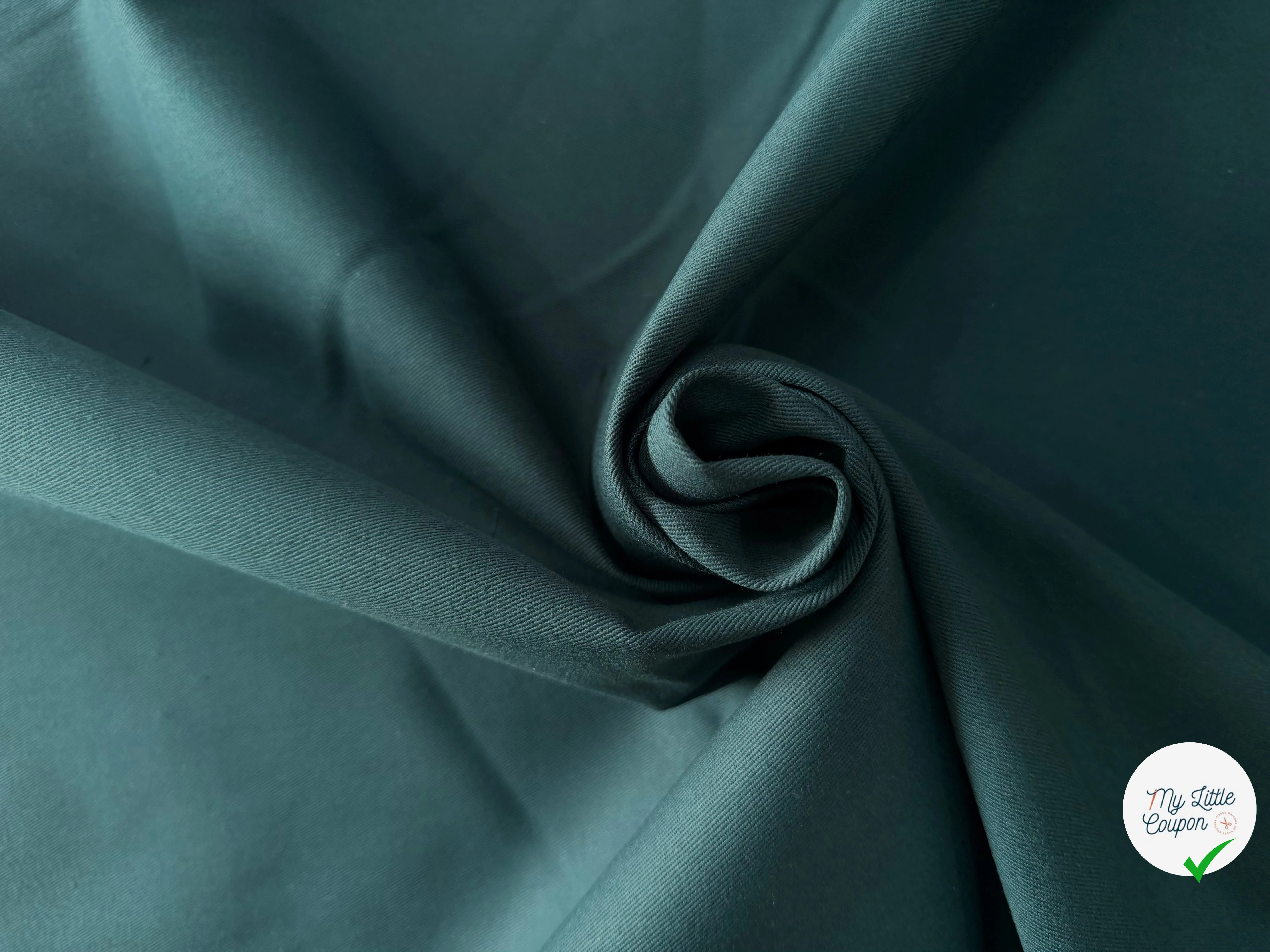 GABARDINE SERGÉE COLVERT 865 150 CM - My Little Coupon