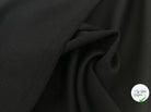 GABARDINE SERGÉE CÔTE 3 ET 1 NOIRE PURE LAINE - My Little Coupon - tissu - coudre