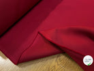 GABARDINE SOUPLE SERGÉE STRETCH BEAU TOMBÉ ROUGE RUBY JAPAN - My Little Coupon
