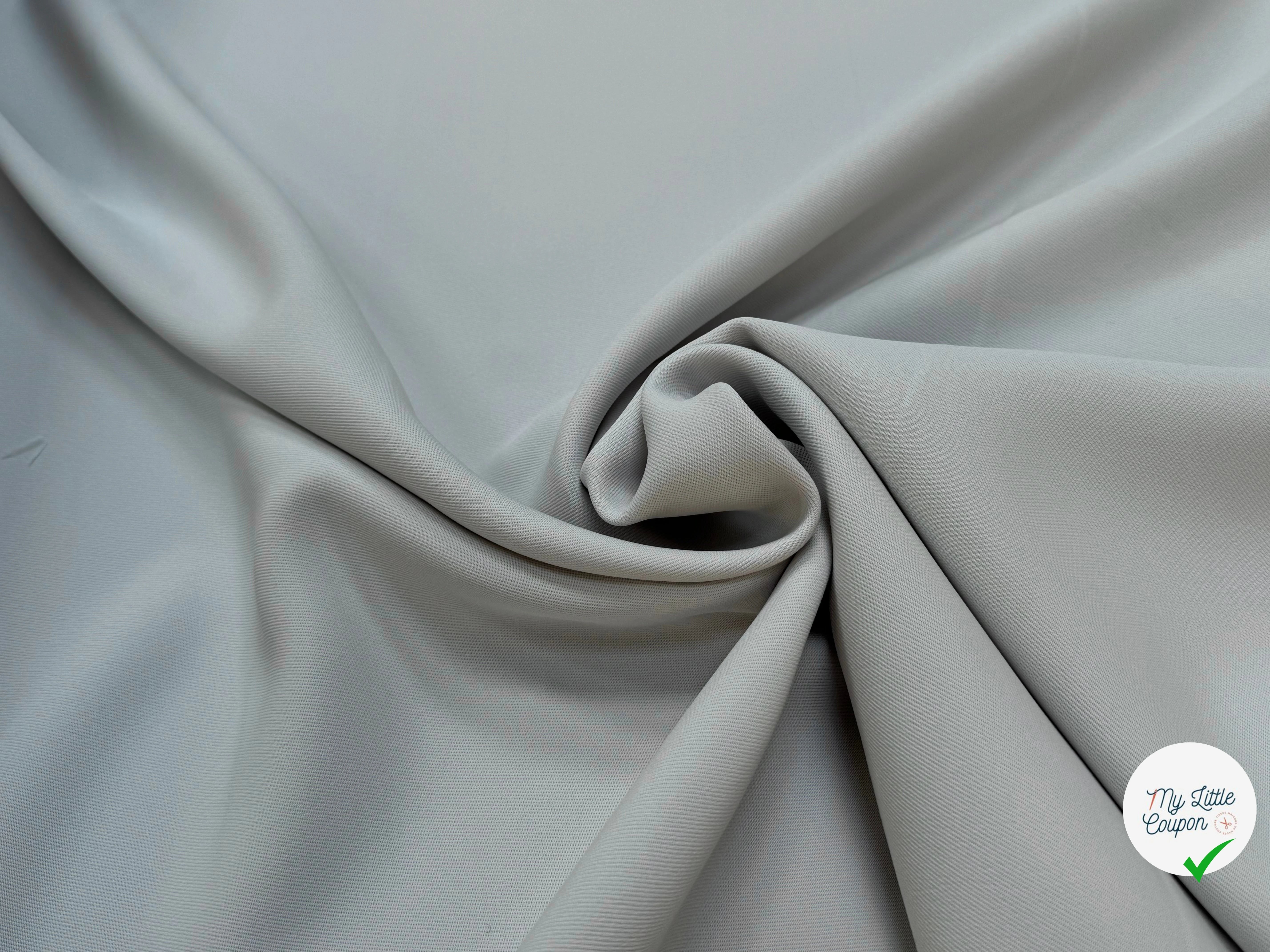 GABARDINE SOUPLE SERGÉE STRETCH BEAU TOMBÉ SABLE - My Little Coupon