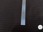 GABARDINE SRETCH POYCOTON MARRON CHICS RAYURES VERTICALES - My Little Coupon