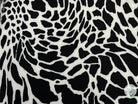 GABARDINE STRETCH QUALITÉ COUTURE IMPRIMÉ GIRAFE - My Little Coupon - tissu - coudre