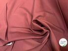 GABARDINE STRETCH VISCOSE LAINE VIERGE CHÂTAIGNE - My Little Coupon