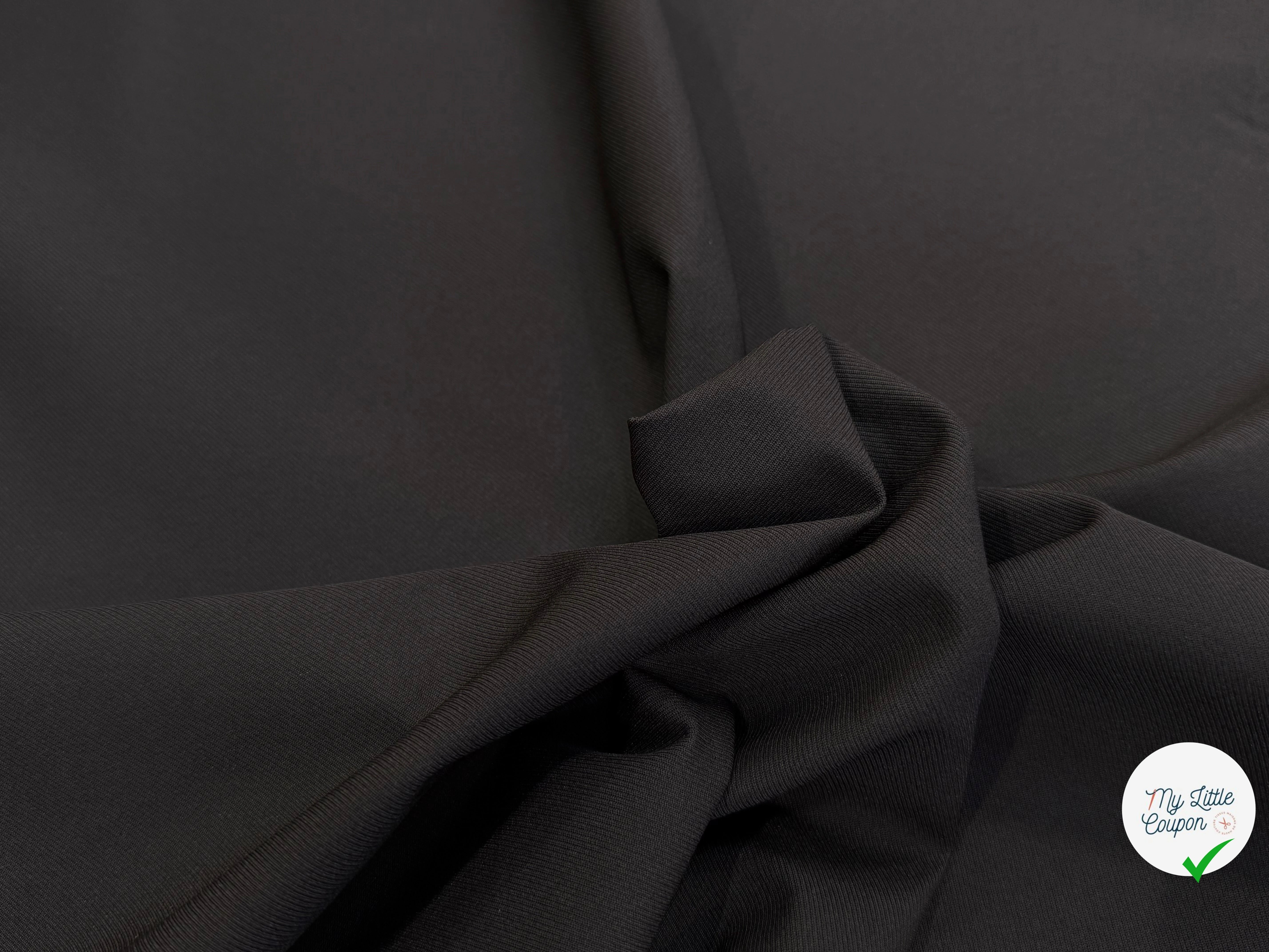 GABARDINE STRIÉE STRETCH BELLE TENUE MARRON FONCÉ - My Little Coupon