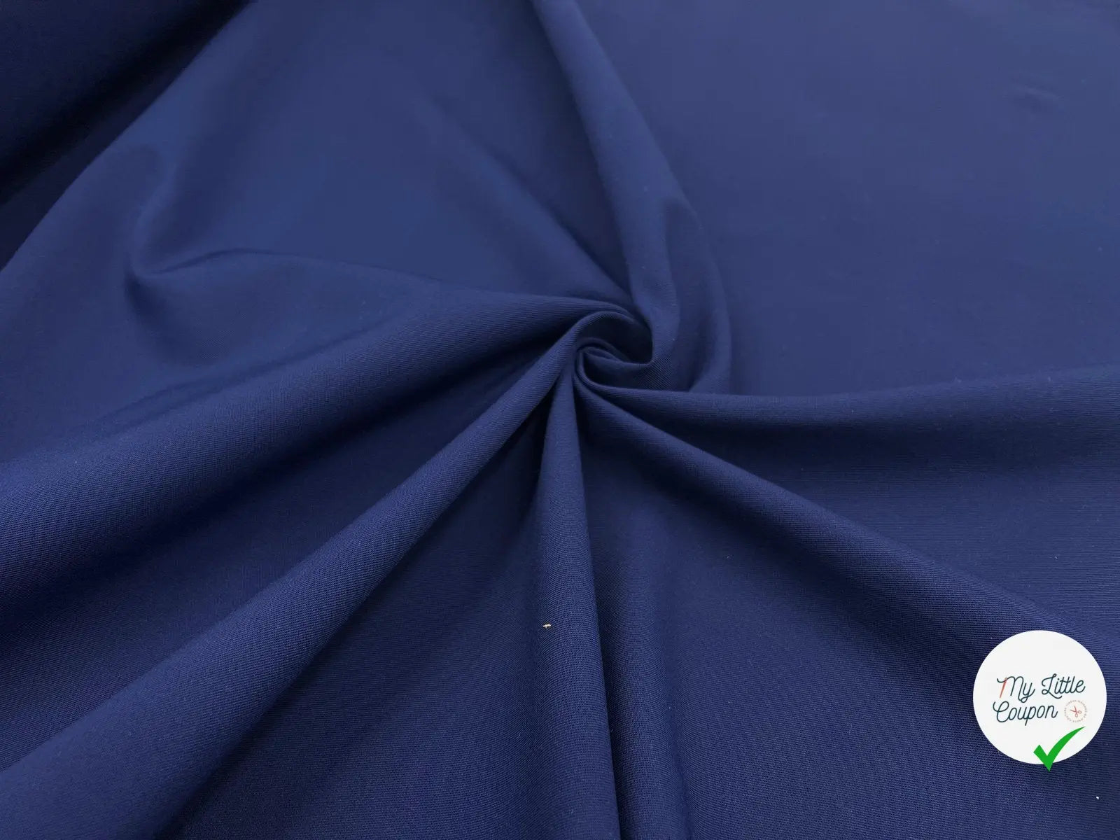 GABARDINE TECHNIQUE STRETCH MARINE - My Little Coupon - tissu - coudre