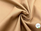 GABARDINE TRÈS FINEMENT SERGÉ DE COTON COFFEE LATTE - My Little Coupon - tissu - coudre