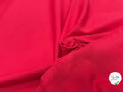 GABRDINE DE COTON ULTRA STRETCH LÉGÈREMENT STRIÉE ROUGE PAMPLEMOUSSE - My Little Coupon